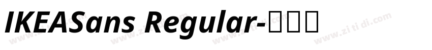 IKEASans Regular字体转换 IKEASans Regular字体转换